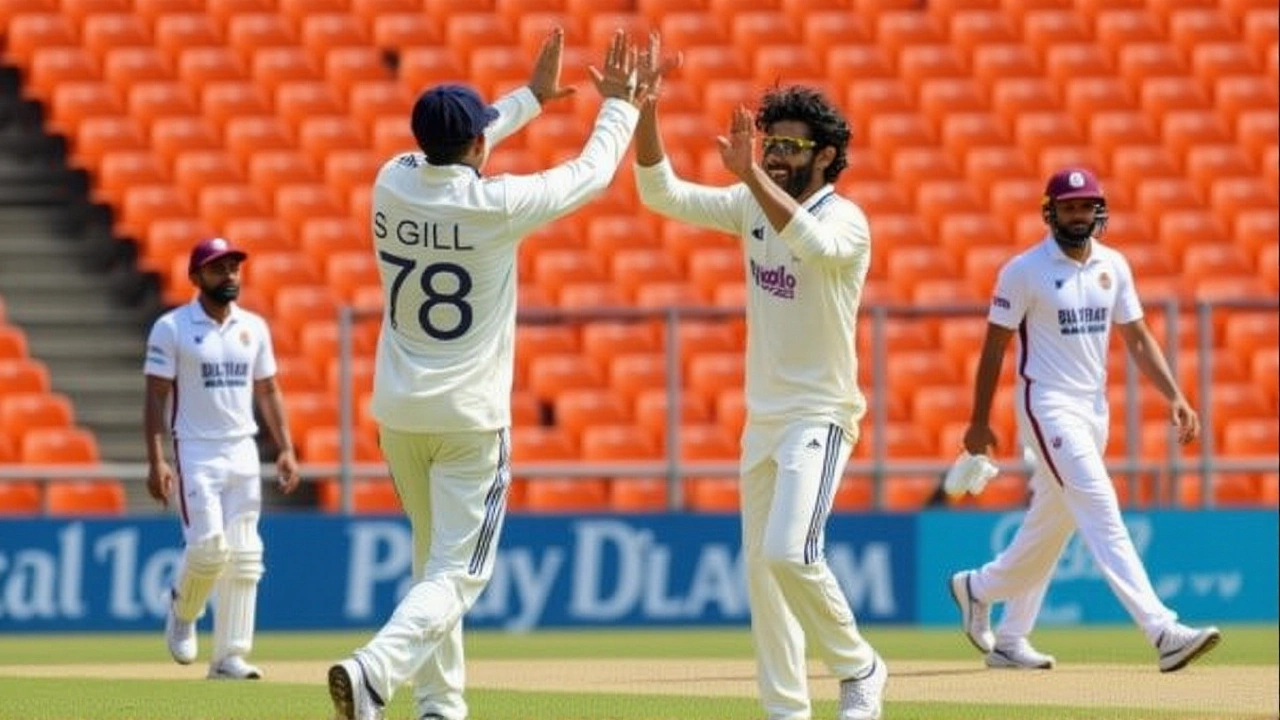 India crush West Indies by an innings and 140 runs in Ahmedabad Test